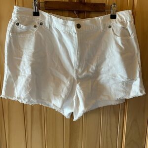 Aerie Women's White Jean Shorts